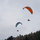 Monte Muero - zabawa na silnym wietrze