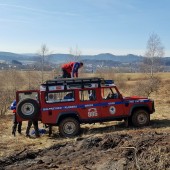 Mieroszów Paragliding Zonk, Na początek sezonu, ćwiczenia z GOPR'em