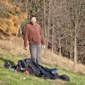 Grzmiąca, Jesienne, paralotniowe klimaty w Grzmiącej