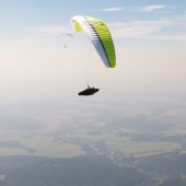 Cerna Hora - Paragliding Fly, w powietrzu