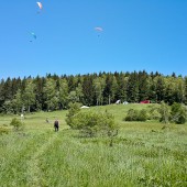 Mieroszów - Paragliding Fly, W drodze na start ...