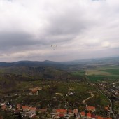 Srebrna Góra Paragliding Fly, Widok w stronę Czeszki.