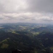 Andrzejówka - Paragliding Fly, Widok w stronę Świdnicy.