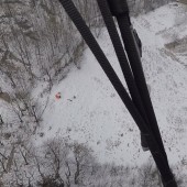 Startowisko z góry., Srebrna Góra Paraglaiding Fly
