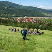 Egzamin na ŚK w Szkole Latania Alti, Z tyły piękne widoki, a pod nogami mokro.